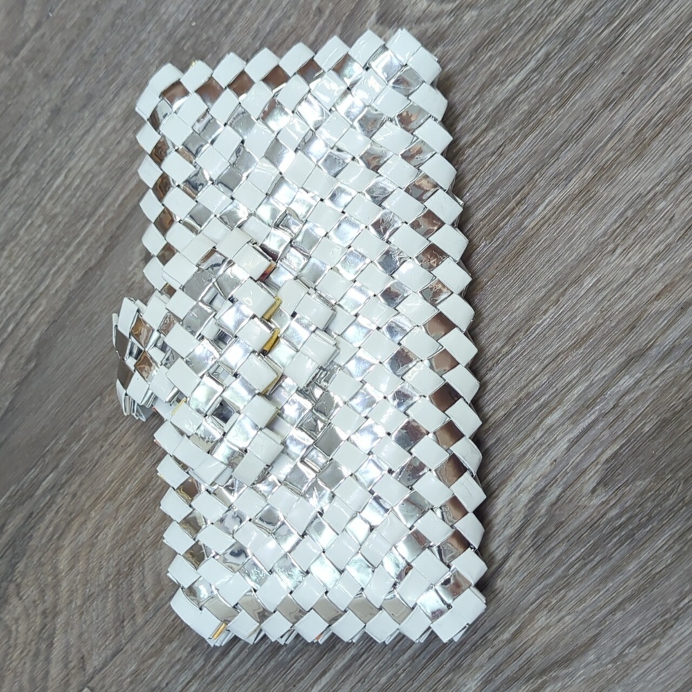 Y2K Upcycled Silver Wallet